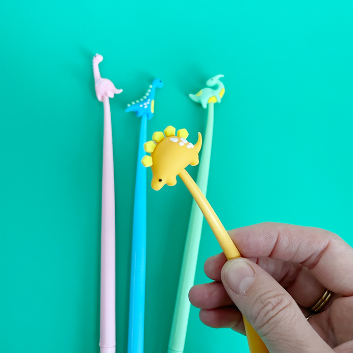 Wiggle Dino Gel Pen