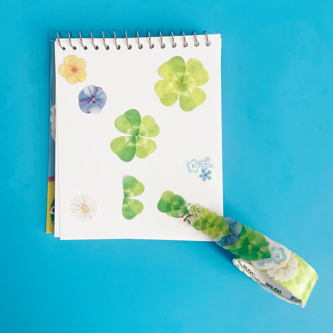 Clover Washi Sticker Roll