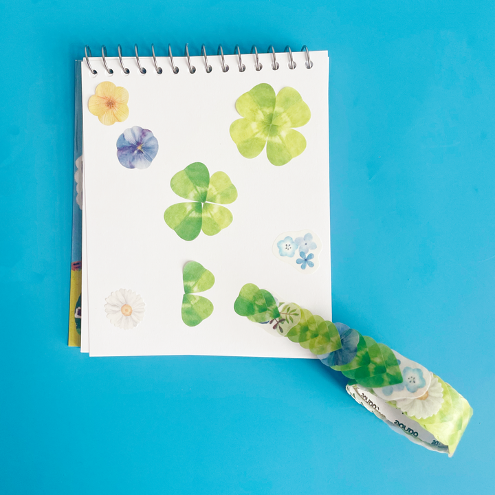 Clover Washi Sticker Roll