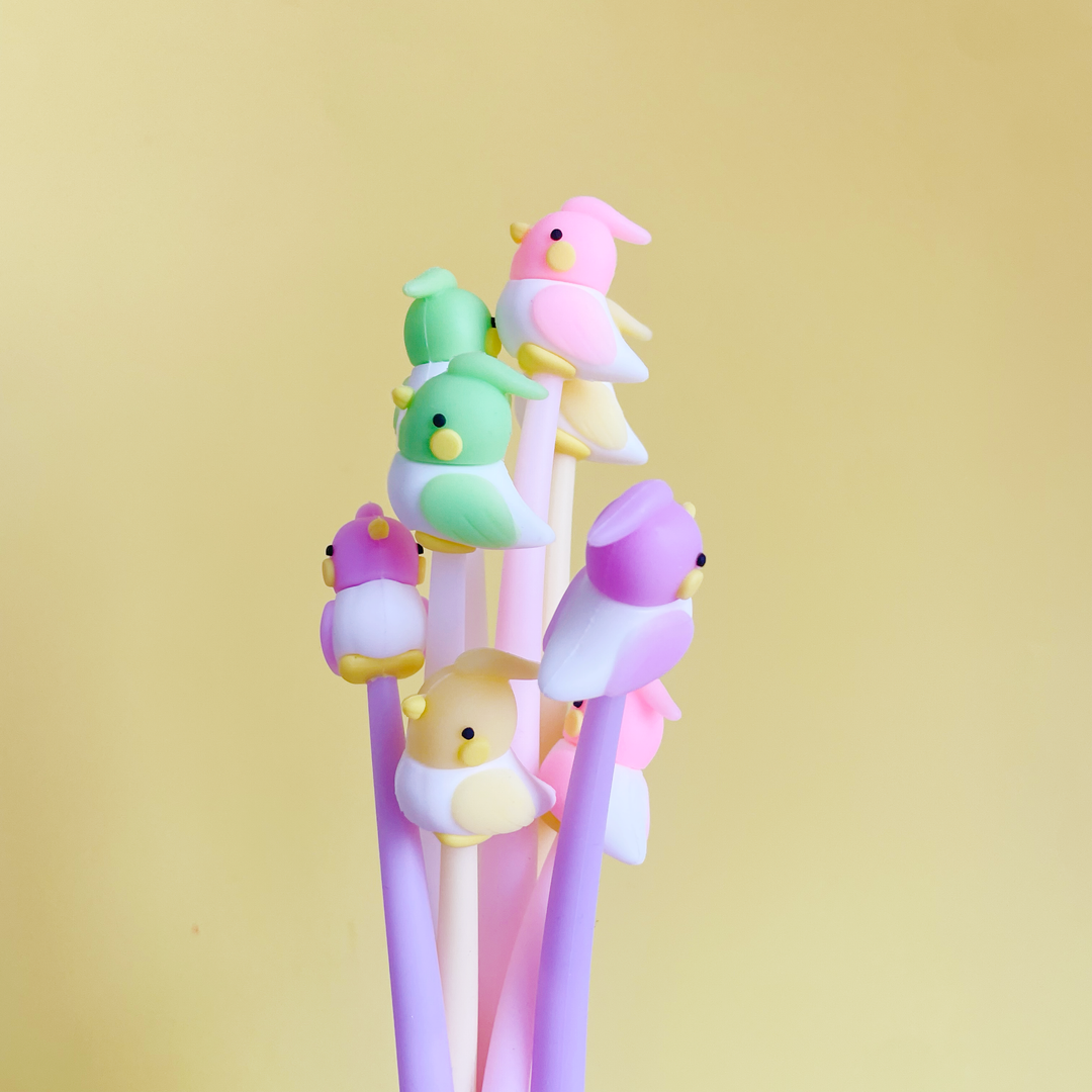 Cute Bird Wiggle Gel Pen