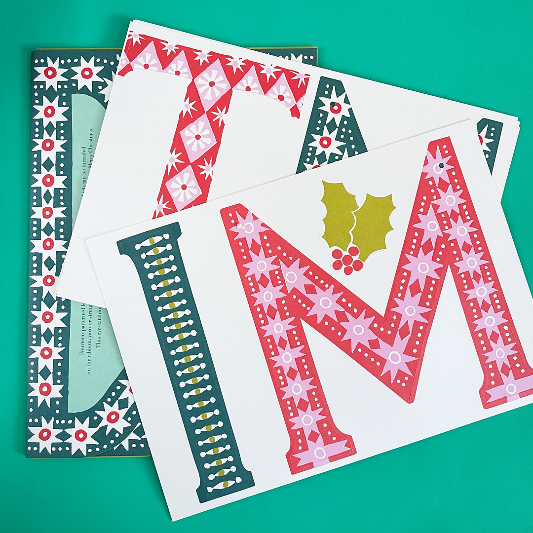 Merry Christmas Paper Garland Kit
