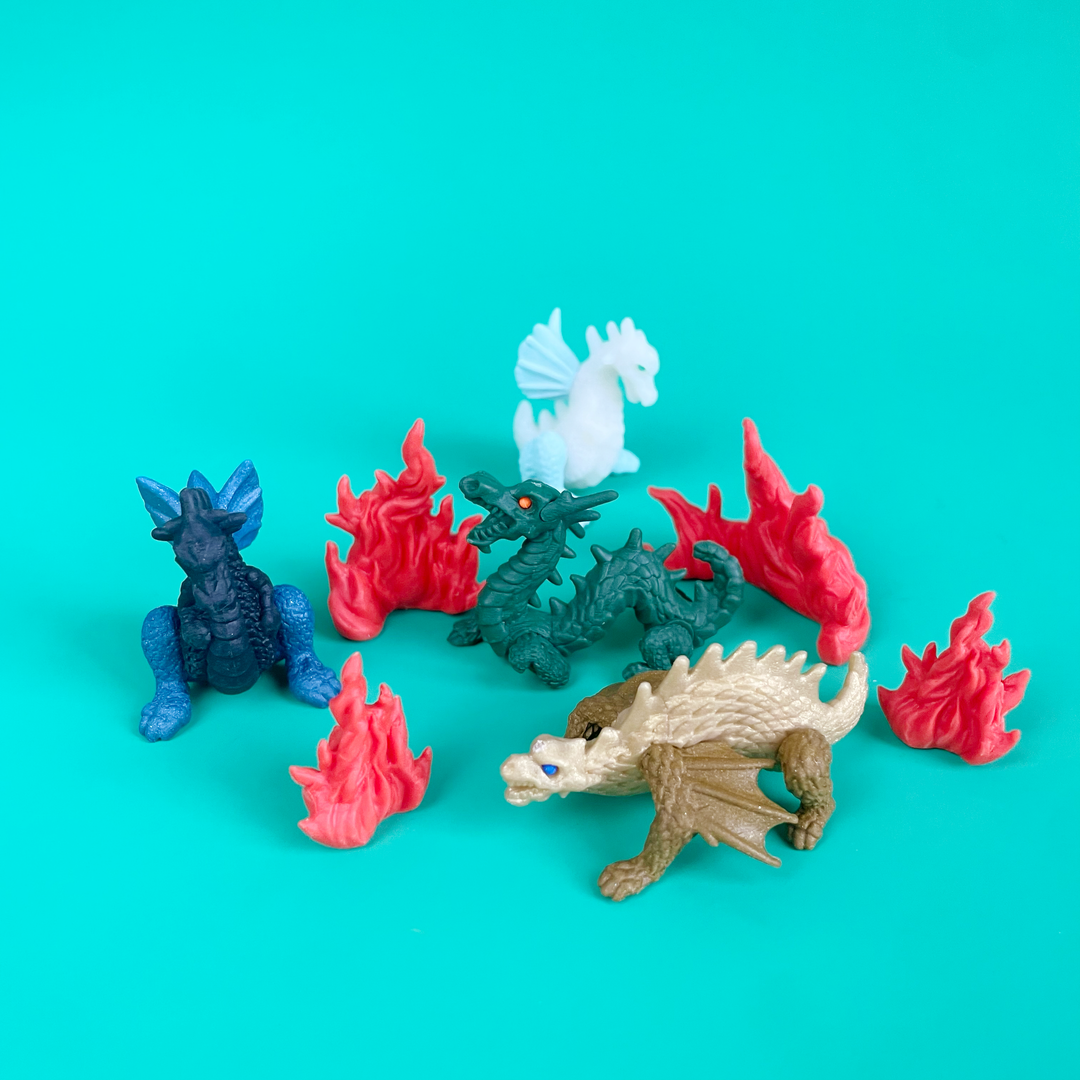 Dragon Puzzle Eraser Set