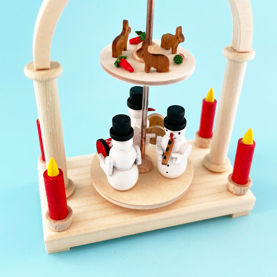 Snowman Band Mini Tiered Pyramid