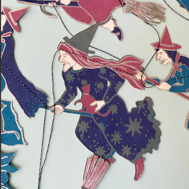 Wicked Witch Sewn Garland