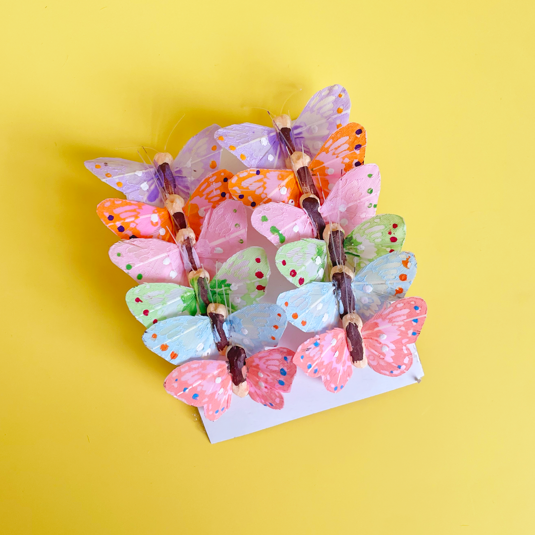 Tiny Feather Butterflies