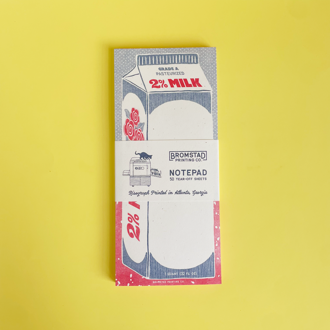 2% Milk Notepad