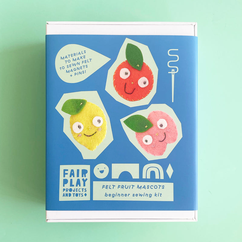 Felt Fruit Mascots Sewing Kit