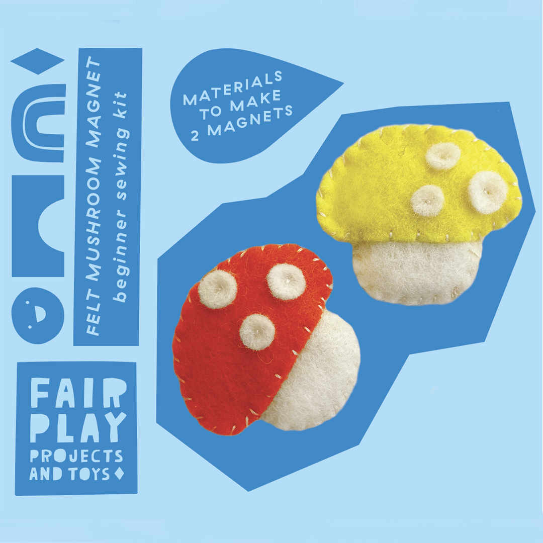 Felt Mushroom Magnet Sewing Kit