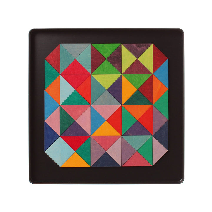 Triangles Wood Magnetic Puzzle Fair Play Projects