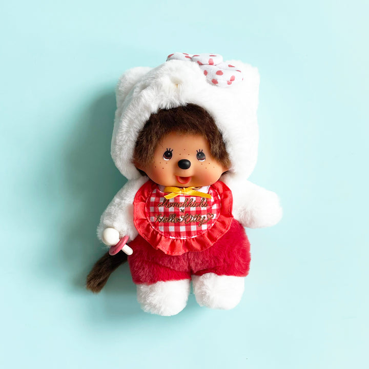 HK X MCC Small Gingham Check Monchhichi