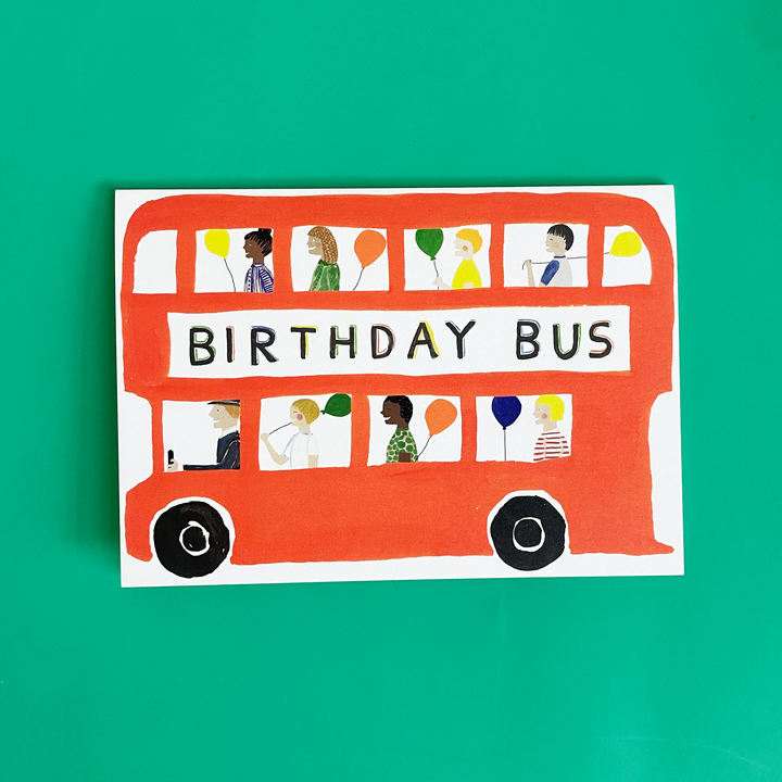 Birthday Bus Card