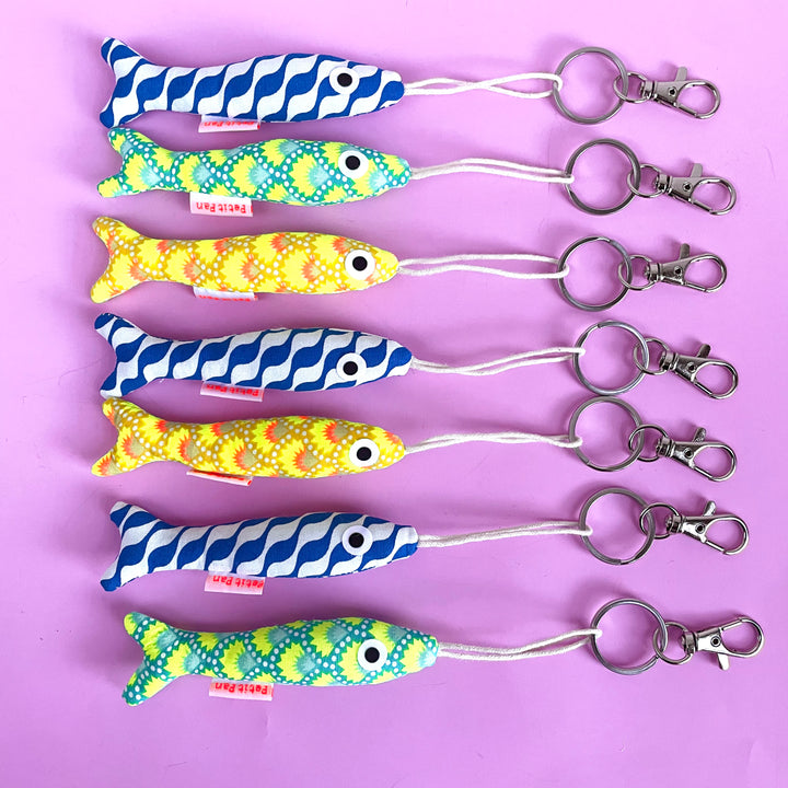 Sardine Lucky Charm Key Chain