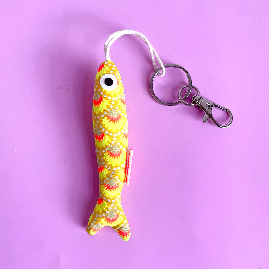 Sardine Lucky Charm Key Chain