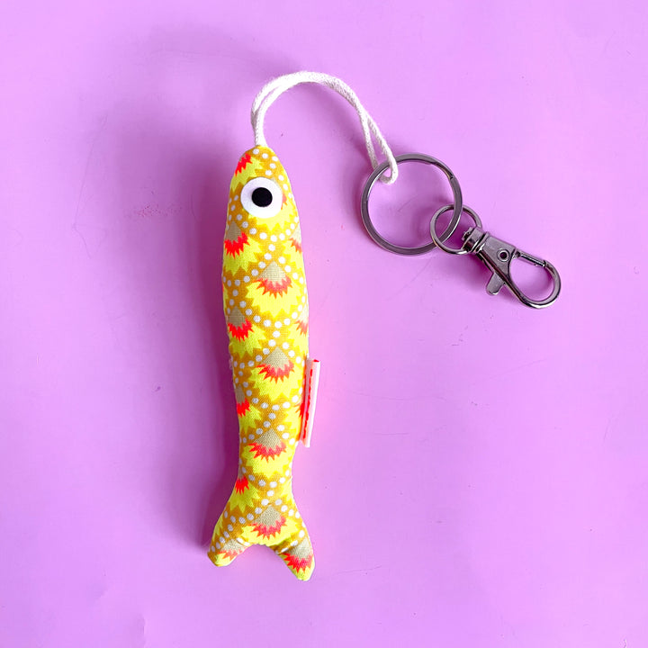 Sardine Lucky Charm Key Chain
