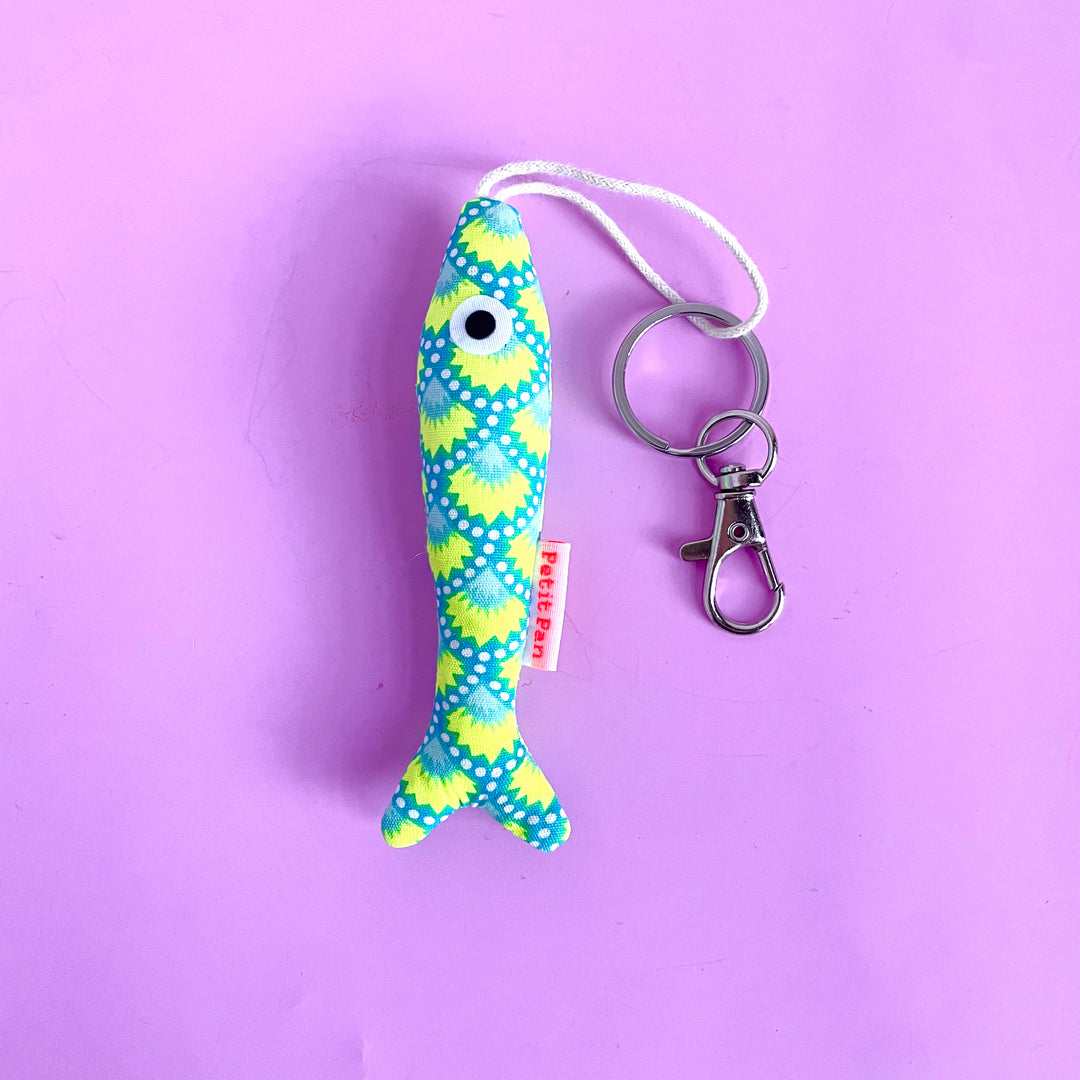 Sardine Lucky Charm Key Chain