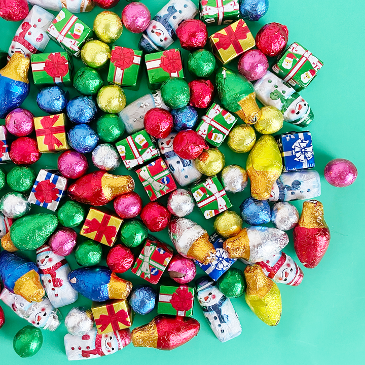 Foil Wrapped Christmas Chocolates