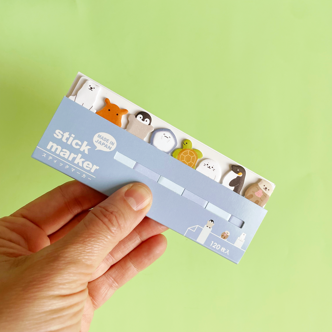 Set of Sea Animal Sticky Tab Notes