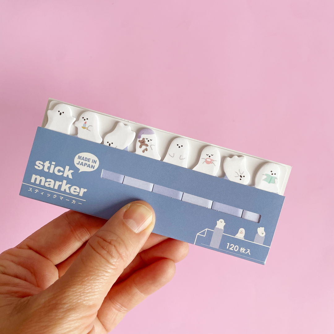 Set of Ghost Sticky Tab Notes
