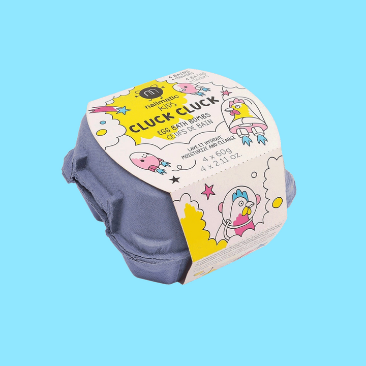 Egg Bath Bombs in a Carton