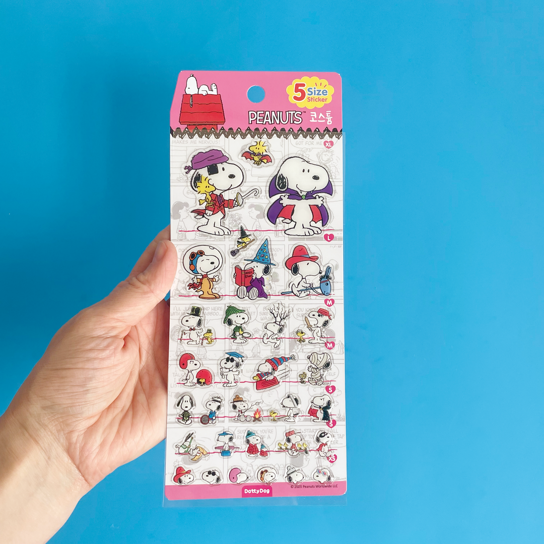 Peanuts Friends Jelly Coating Stickers