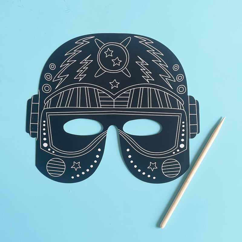 Scratch Paper Masks