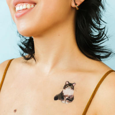 Curious Cat Tattoo
