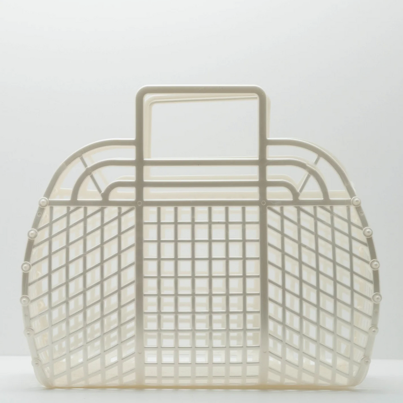 Large Retro Jelly Basket