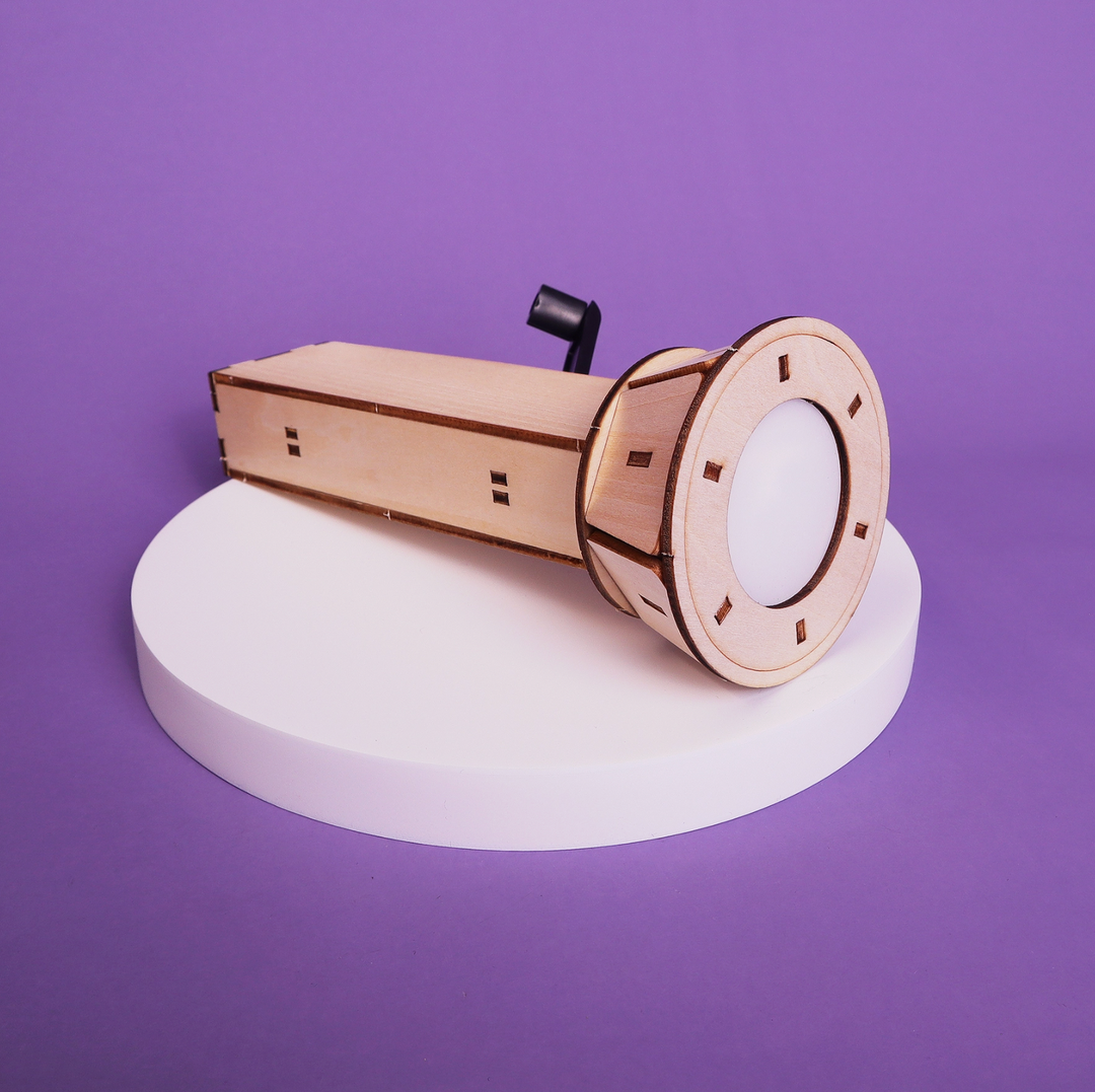 Hand Crank Flashlight Construction Kit