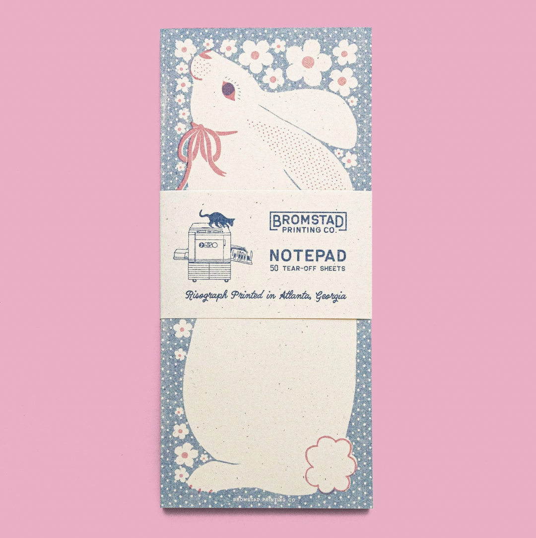 Tall Bunny Notepad