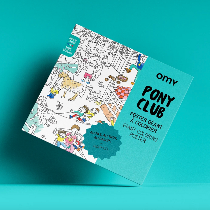 Pony Club Giant Coloring Poster