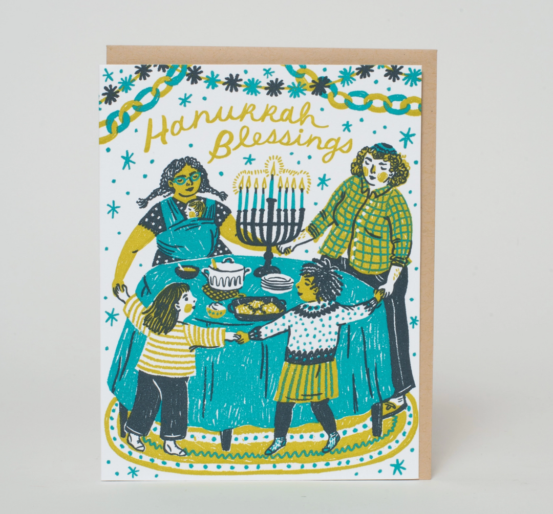 Hanukkah Blessings Card