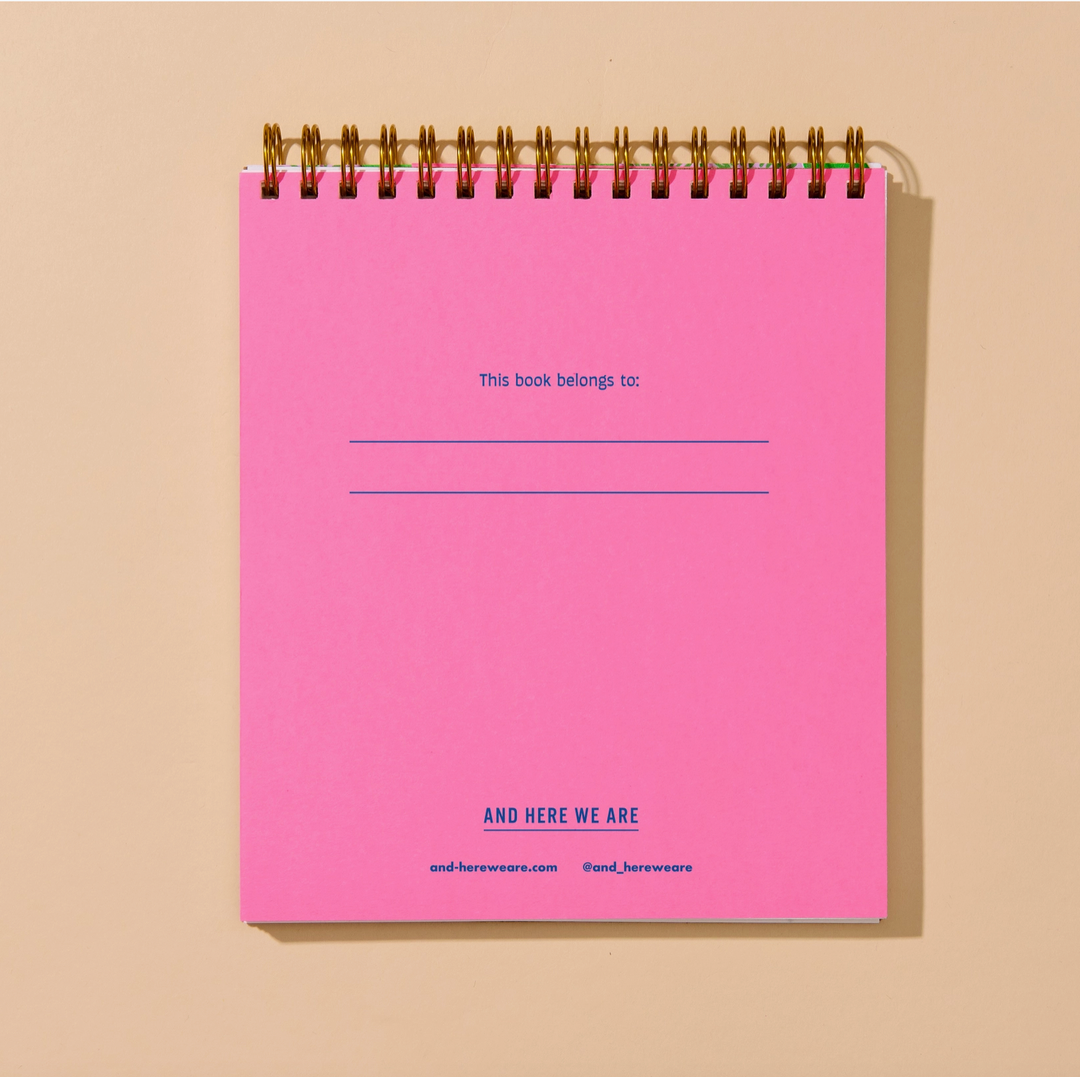 Violets Letterpress Doodle Book