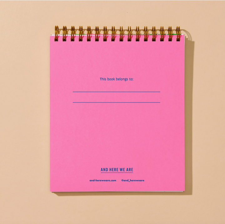 Violets Letterpress Doodle Book