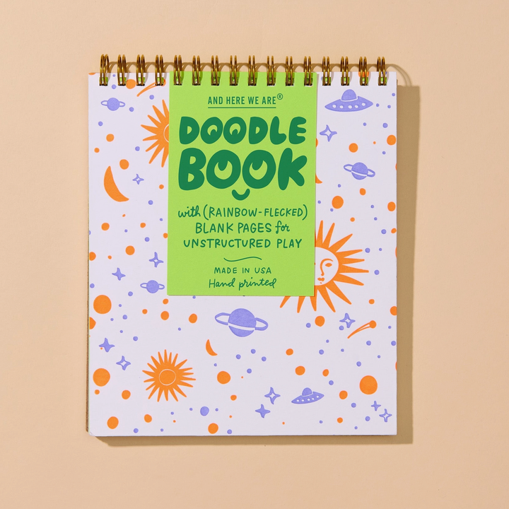 Constellations Letterpress Doodle Book