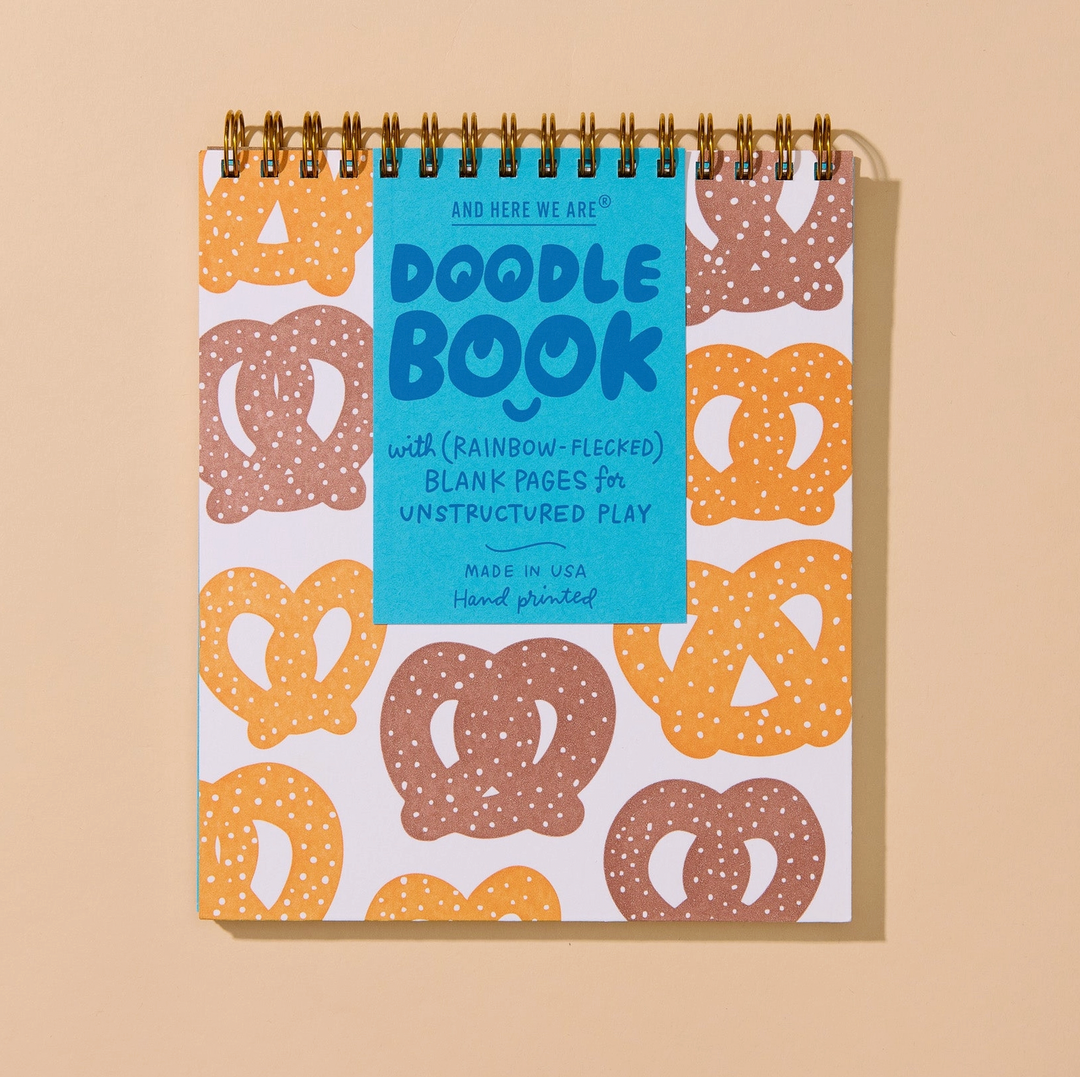 Pretzel Letterpress Doodle Book