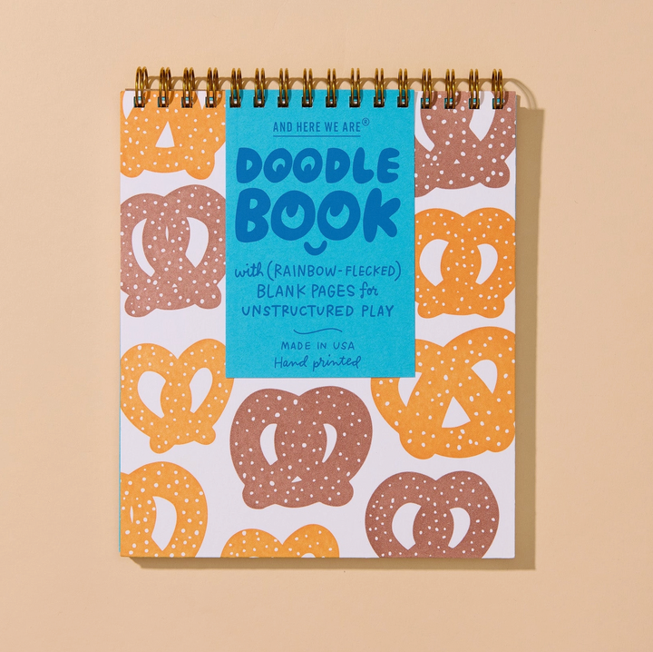 Pretzel Letterpress Doodle Book