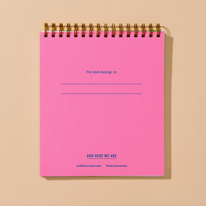 Cherries Letterpress Doodle Book