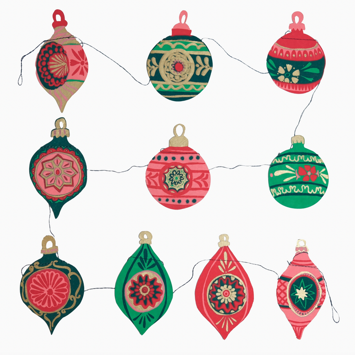 Baubles Sewn Garland