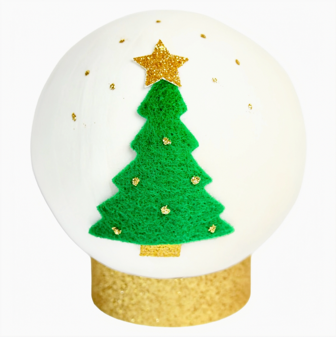 Christmas Tree Snowglobe Surprise Ball