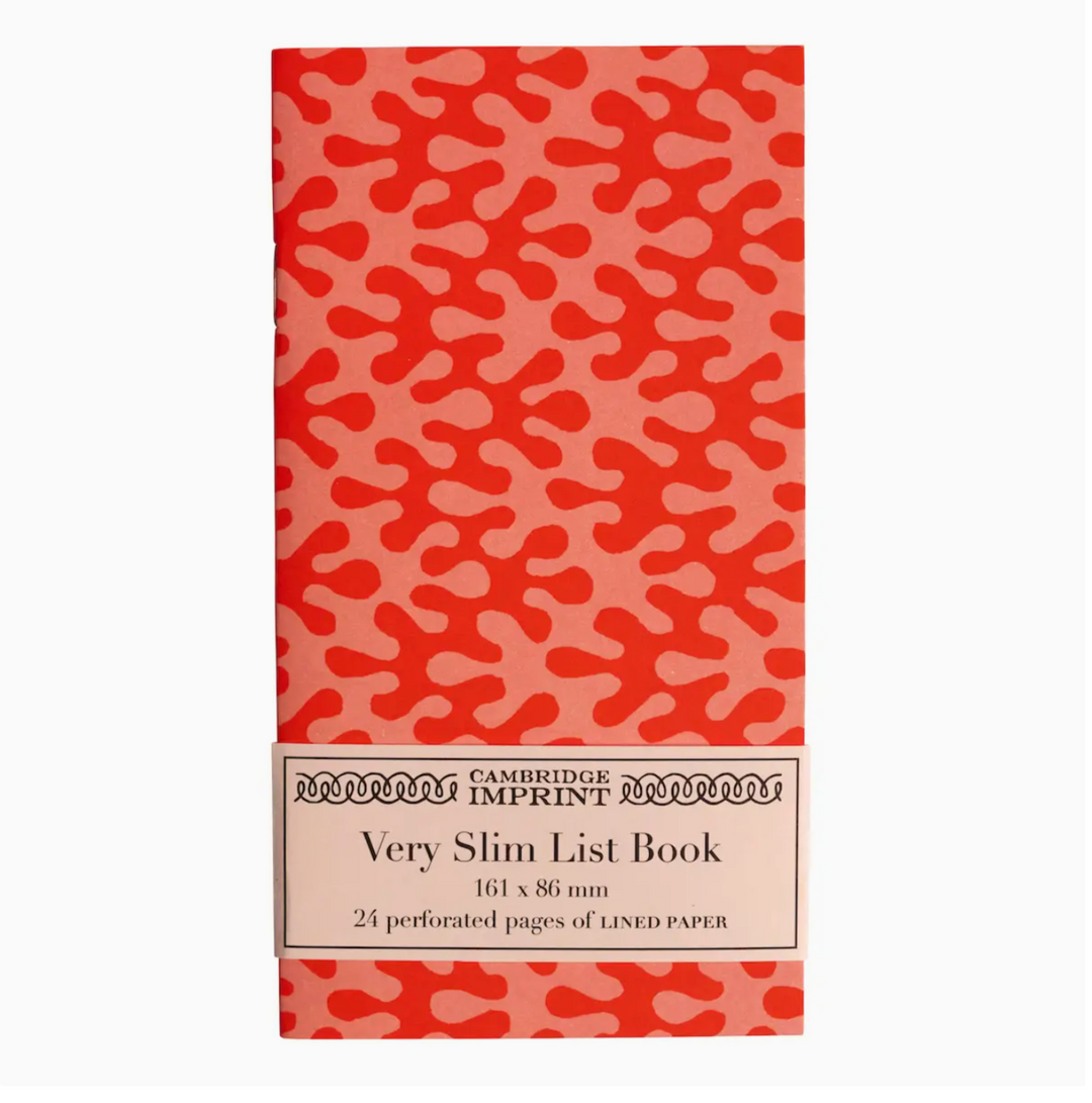 Very Slim List Book