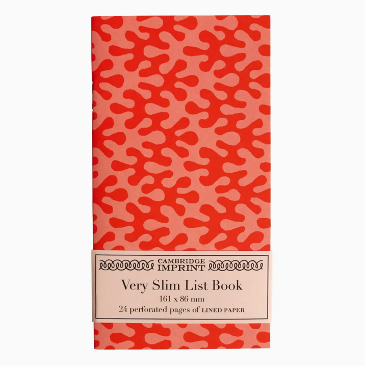 Very Slim List Book
