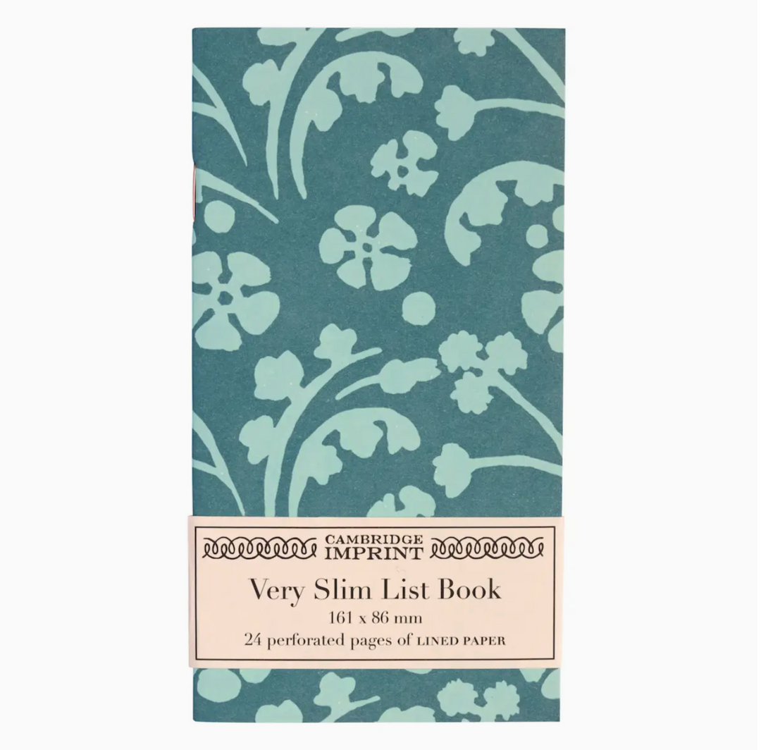 Very Slim List Book