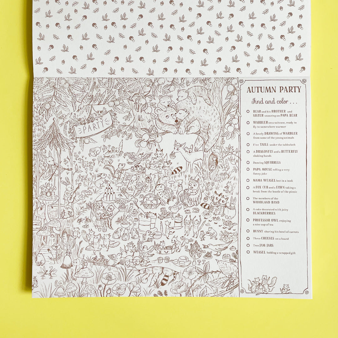 Brown Bear Wood Seek and Find Coloring Book