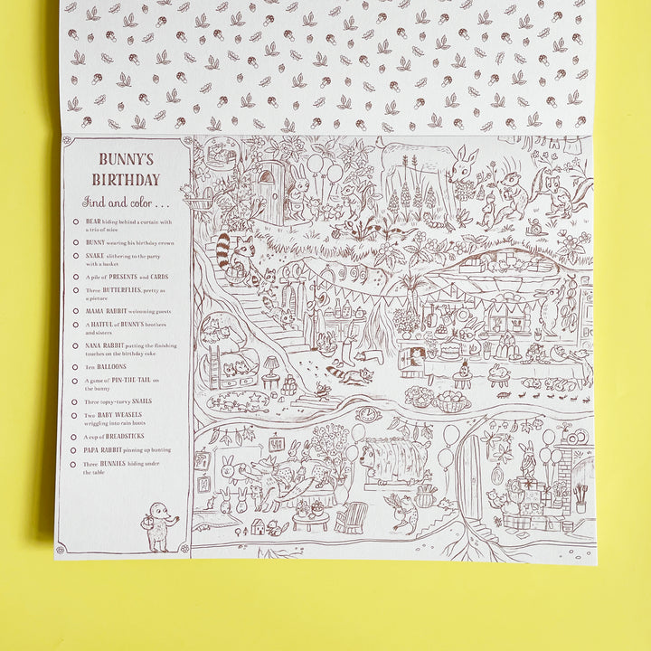 Brown Bear Wood Seek and Find Coloring Book