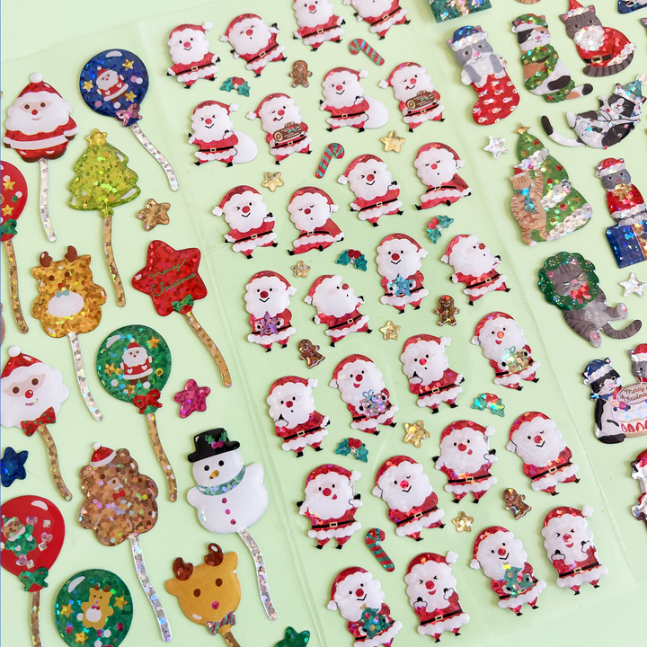 Shiny Christmas Drop Seal Stickers