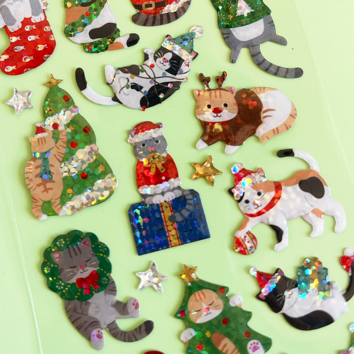 Shiny Christmas Drop Seal Stickers