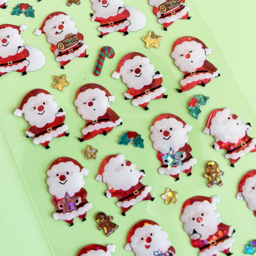 Shiny Christmas Drop Seal Stickers
