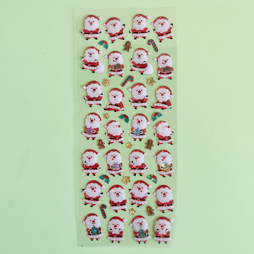 Shiny Christmas Drop Seal Stickers