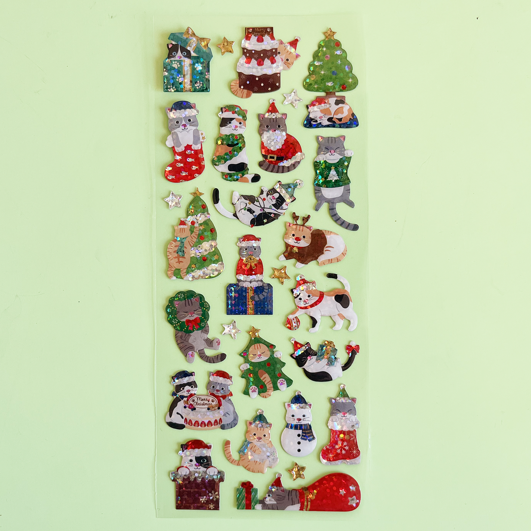 Shiny Christmas Drop Seal Stickers