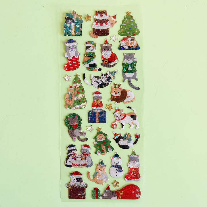 Shiny Christmas Drop Seal Stickers